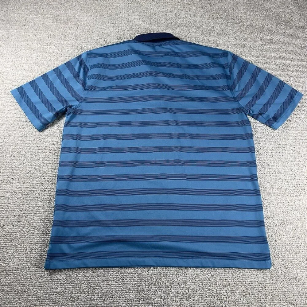 Brooks Brothers FedEx St. Jude Classic Striped Polo Shirt Blue Men’s Size XL - Picture 7 of 8